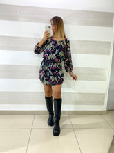 Abito Tracy Fantasia Foglie e Fiori