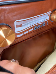 BO22 Borsa Radio Unisex in Ecopelle con Tracolla