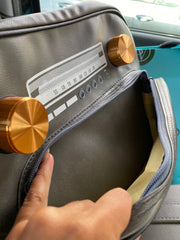 BO22 Borsa Radio Unisex in Ecopelle con Tracolla