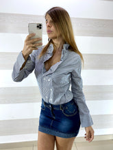 Body Amata Scollo Ruches Modello Camicia