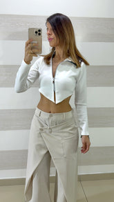 Maglia Nola Trasversale con Zip