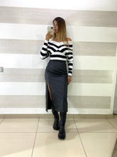 Maglia Sarah Scollo a V Rigata