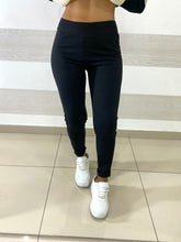 Pantaleggins Melanie con Banda Laterale Vellutino e Lurex