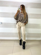 Pantaloni Cathi Modello Comfy Vita Arricciata