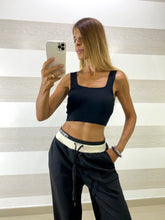 Top Crop Carrie Canottina Costine