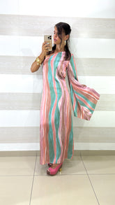 Vestito Lungo Carlyn Taglio Asimmetrico Monospalla Satin