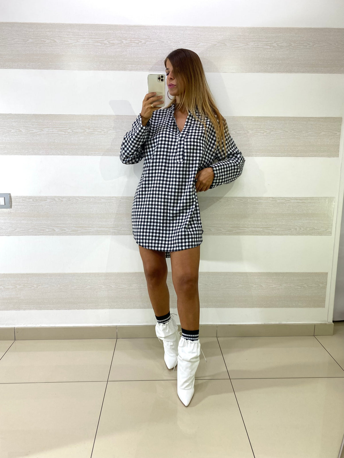 Abitino Gwen a Quadretti