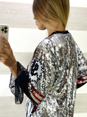 Abitino o Maxi Maglia Jamie Argento con Bocca