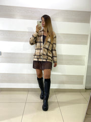 Abito Sheena in Panno a Quadroni con Abitino