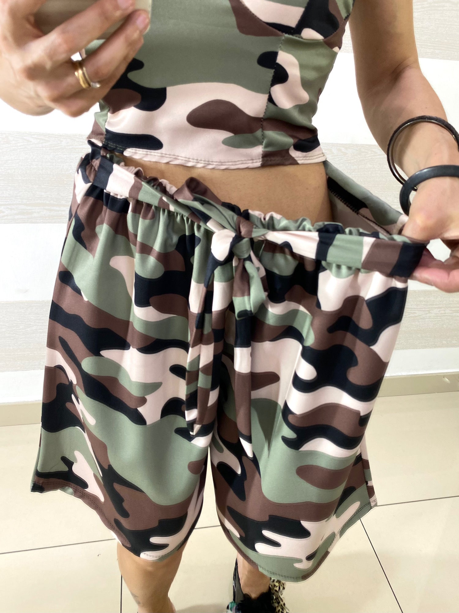 Bermuda Naike Camouflage con Fusciacca