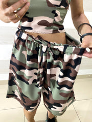 Bermuda Naike Camouflage con Fusciacca