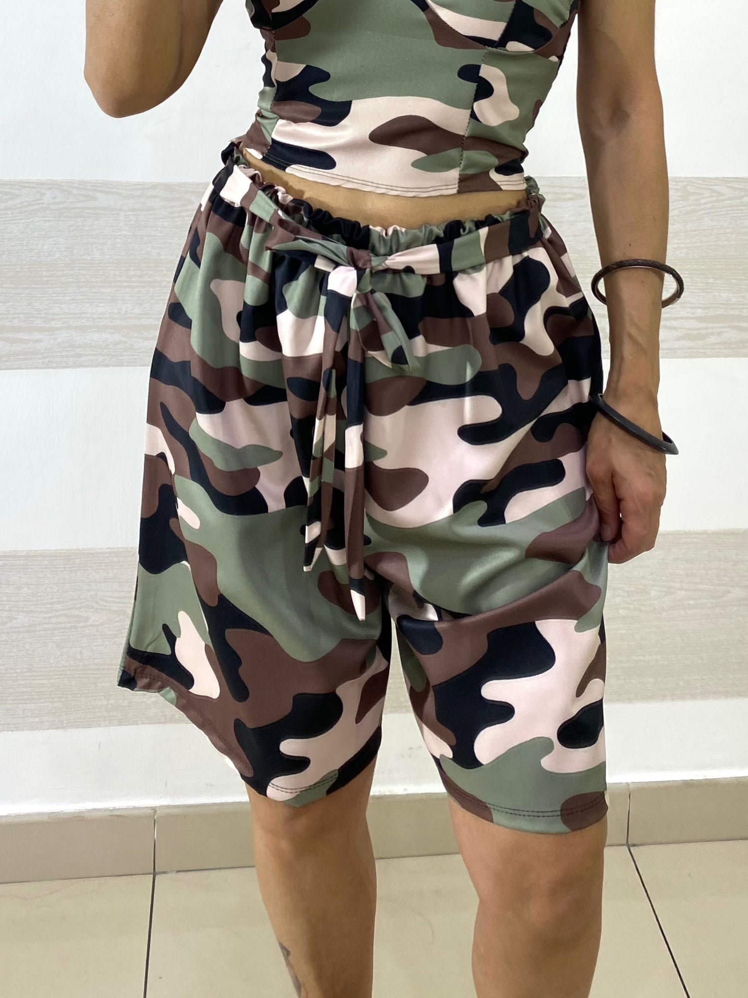 Bermuda Naike Camouflage con Fusciacca