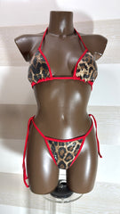 Bikini Camilla Triangolini e Brasiliana in Paillettes Maculato