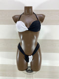 Bikini Demetra Black e White Regolabile