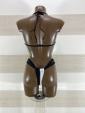 Bikini Demetra Black e White Regolabile