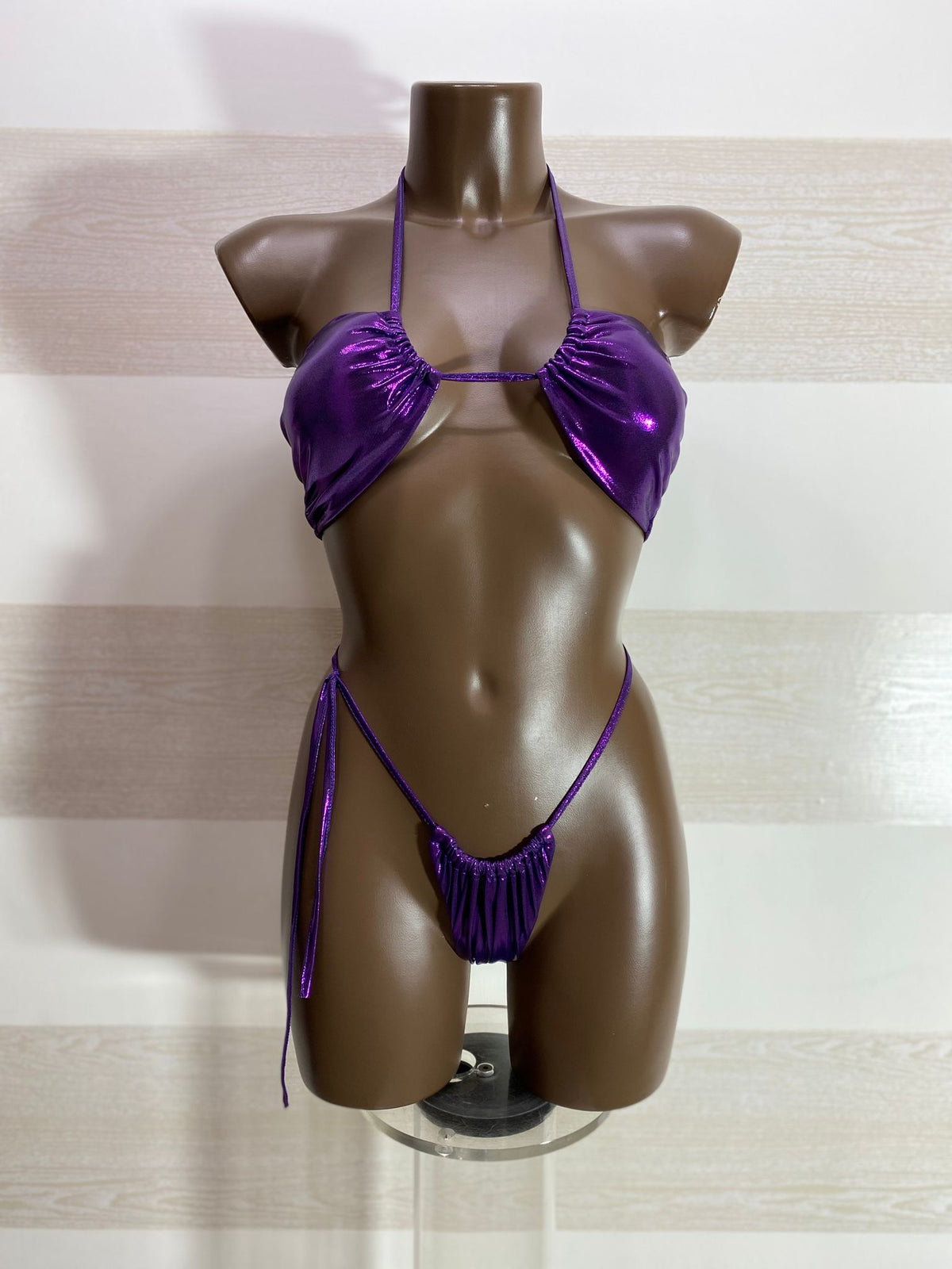 Bikini Ethel Metallic Coppe Push Viola