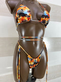 Bikini Leonore Brasiliana e Triangolini Multicolor