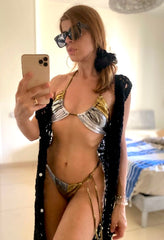 Bikini Virginia Metallic Oro Argento Brasiliana