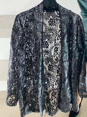 Blazer Alexus Macrame Metallic