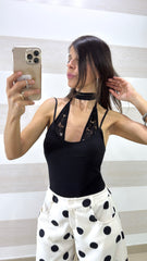 Body Albertina con Triangoli in Pizzo