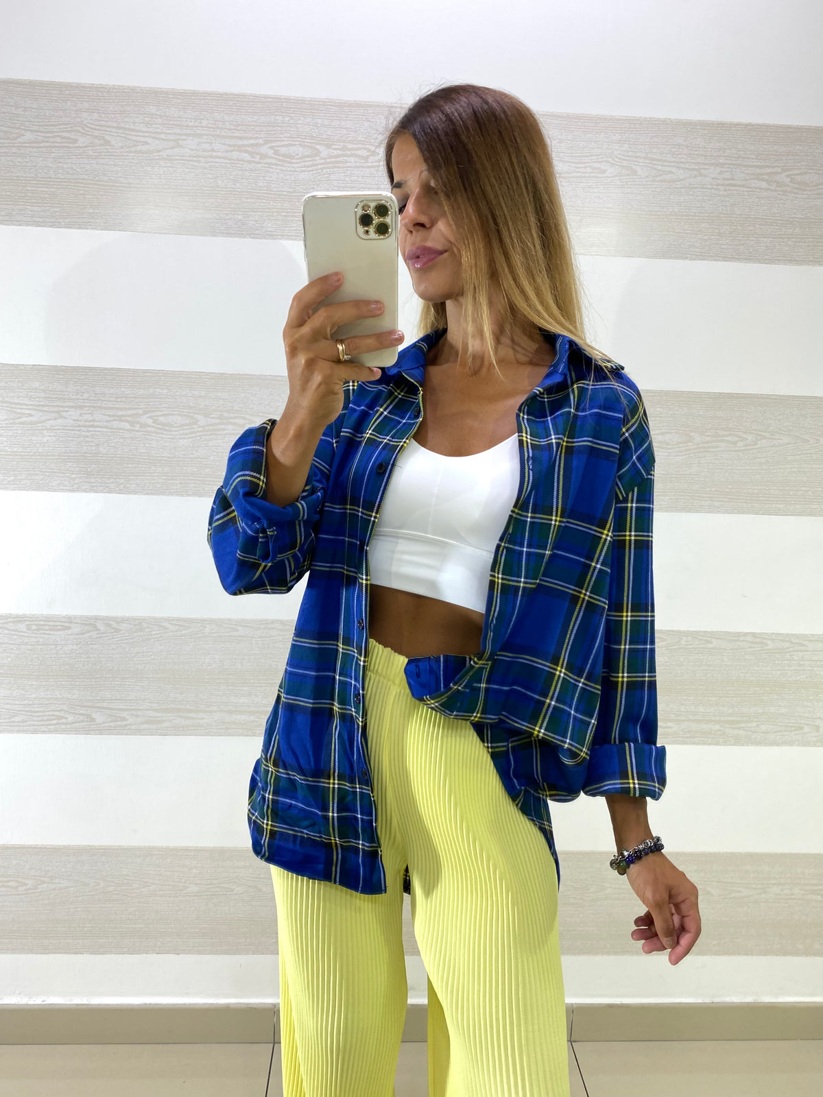 Camicia Brooke a Quadroni Fantasia Tartan