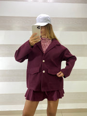 Cappottino Benita Over in Panno