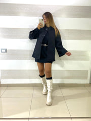 Cappottino Verna in Neoprene con Maxi Bottoni