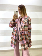 Cappotto Kelly in Panno a Quadroni