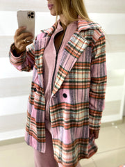 Cappotto Kelly in Panno a Quadroni