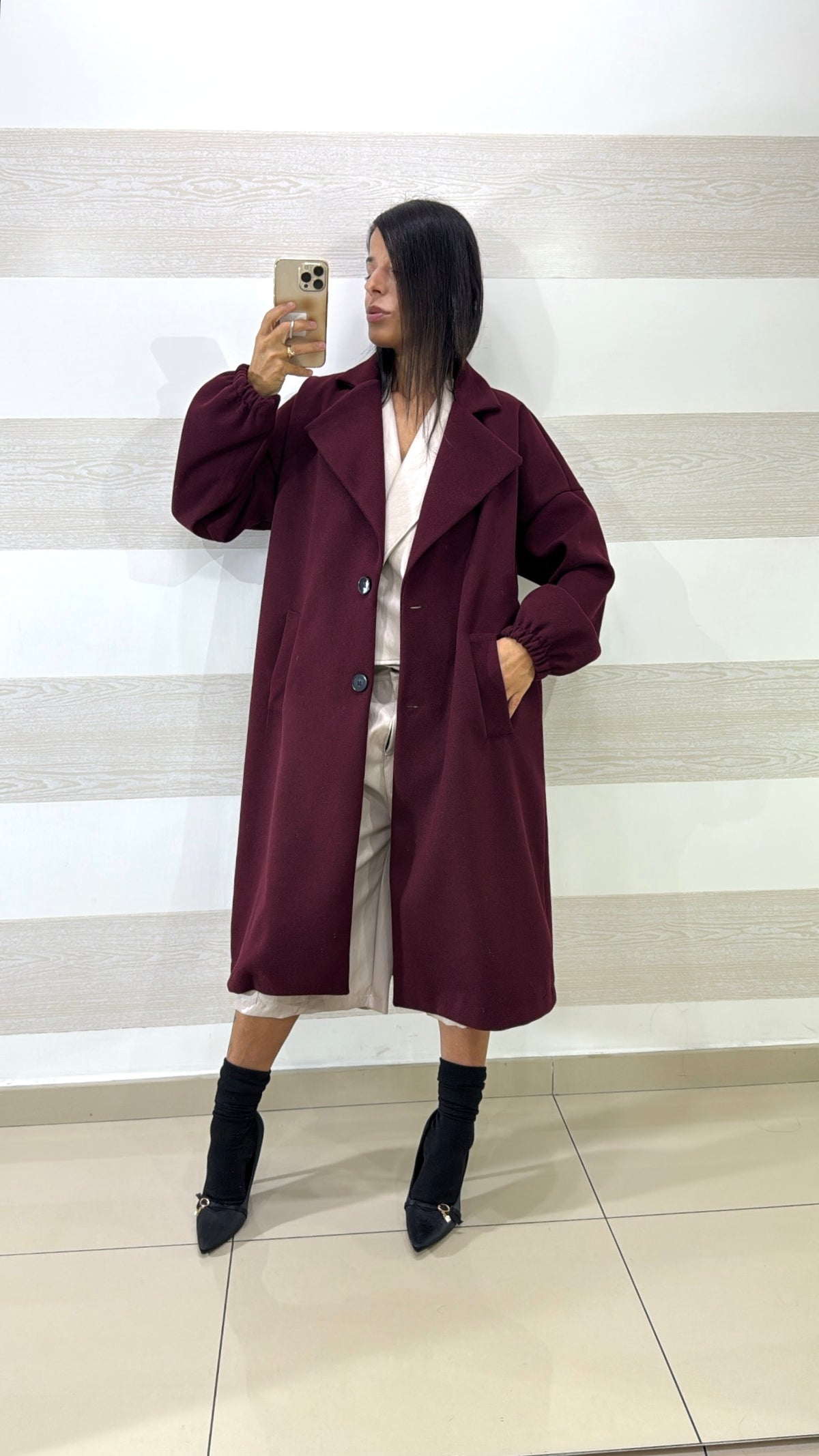 Cappotto Lungo Isolda Over MonoPetto