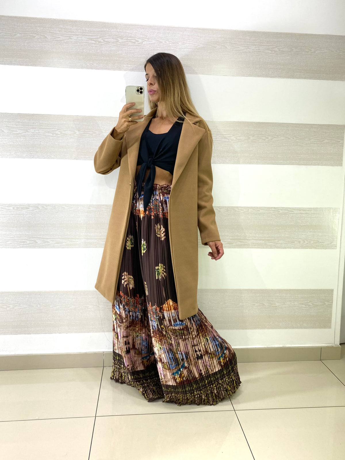 Cappotto Mindy in Panno Strutturato