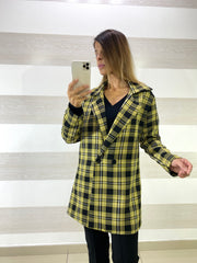 Cappotto Nellie Tartan a Quadroni