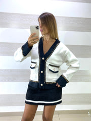 Cardigan Aline1 Peloso con Lurex