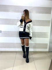 Cardigan Aline1 Peloso con Lurex