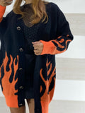 Cardigan Liane Caldo e Morbido Fire