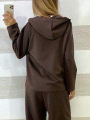 Coordinato Abbey PantaPalazzo e Giacchina con Cappuccio