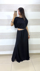 Coordinato Allison Gonna con Spacco e Maglia con Spalline