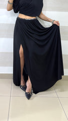Coordinato Allison Gonna con Spacco e Maglia con Spalline