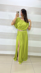 Coordinato Allison Gonna con Spacco e Maglia con Spalline