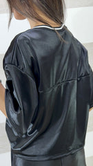 Coordinato Avice Bermuda e Maglia Satin con Stampa