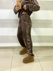 Coordinato Claribel in Vellutino con Bande Maculate