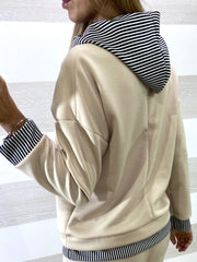 Coordinato Cleopatra Pantaloni e Felpina con Righe