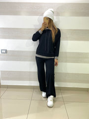 Coordinato Cleopatra Pantaloni e Felpina con Righe