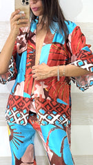 Coordinato Costance Satin Giacca Kimono