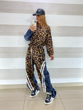 Coordinato Daria Completo Jeans Animalier con Bande