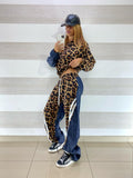 Coordinato Daria Completo Jeans Animalier con Bande