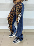 Coordinato Daria Completo Jeans Animalier con Bande