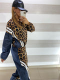 Coordinato Daria Completo Jeans Animalier con Bande