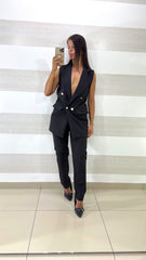 Coordinato Debbie Pantaloni e Giacca Smanicata