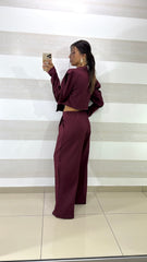 Coordinato Edwina PantaPalazzo e Giacca Strutturata